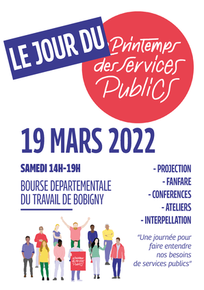 Tract - 19 MARS 2022 : Le jour du Printemps des Services Publics